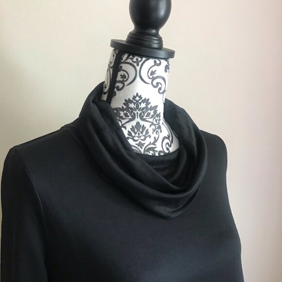 Willow Drive Cowl Neck Swing Top - Size Small - Black - Picture 7 of 7